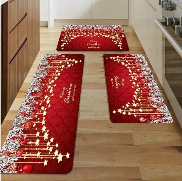 1PC Beach&Wave Pattern Door Mats Kitchen Rugs Non-Slip Pop Design Living Room Rugs Bath Mat Carpet for Home Sink Laundry Decor