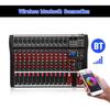 12 Channel Bluetooth Live Studio Audio Mixer Mixing Console w/ USB XLR Input 48V Black