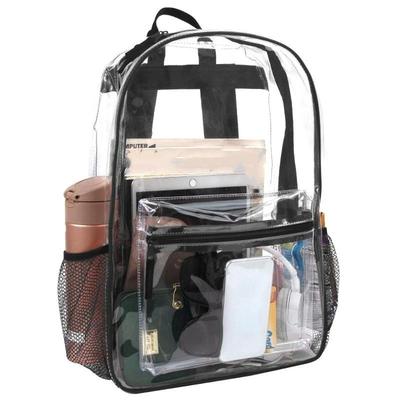 Klarer Wasserdichter Rucksack 1 Stück PVC Transparente Tasche Stadionzugelassen für Baseballspiele Arbeit Konzerte