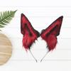 Plush Ear Hairband Faux Furs Animal Ear Headband for Cosplay Party Costume Hairhoop Theme Event Animation Props Headwear