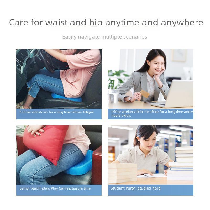 Hűsítő gél méhsejt ülőpárna autókhoz és irodákhoz