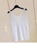 Korean Style Ice Silk Knit Sleeveless Loose Vest Top