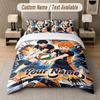Haikyuu 3Pcs Bedding Set, Personalized Custom Name Text, 1 Duvet Cover & 2 Pillowcases For Bedroom