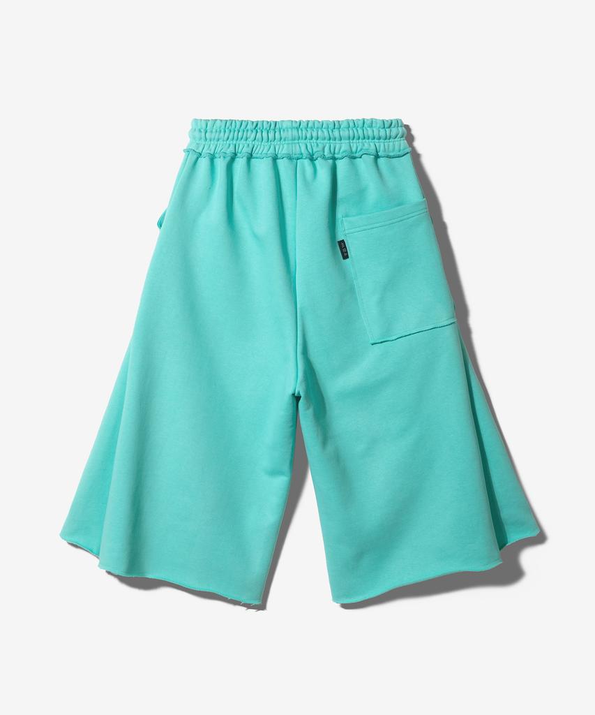 Paensyo 6:19 Cross Geometry 3/4 Sweat Pants - T Blue