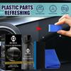 Plastic Refreshing Coating Kit Waterproof Car Scratch Repair Agent with Sponge Brush and Wipe 30/50ml for Car Panel Maintenance