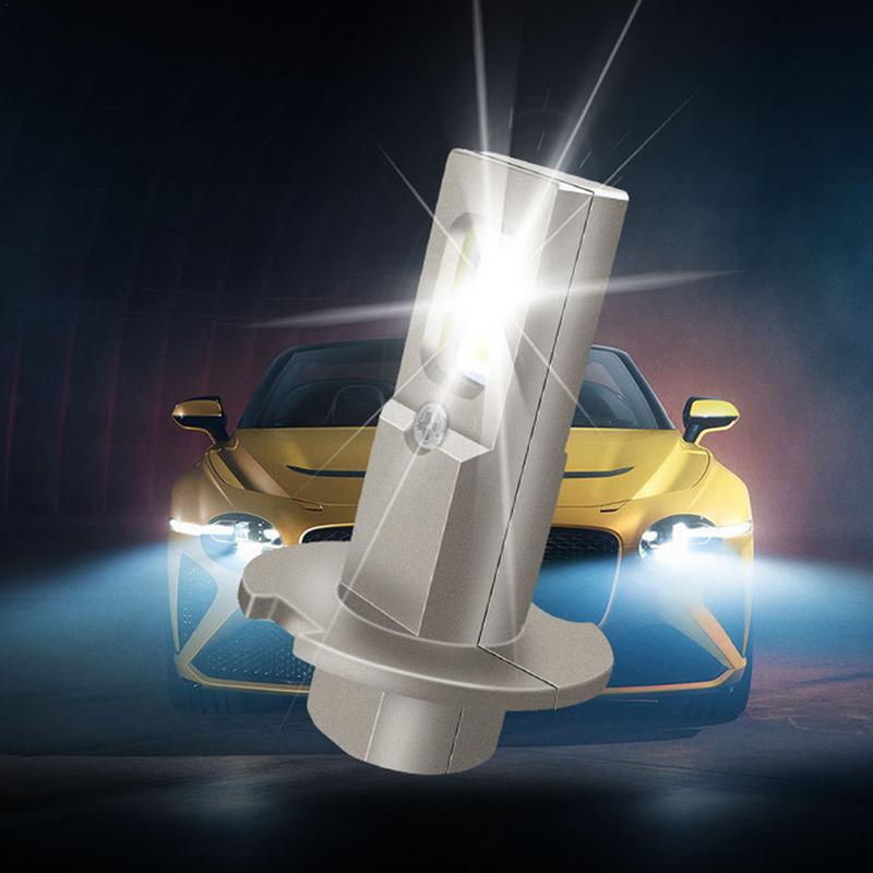 2 stücke Auto Nebelscheinwerfer Birnen 6000K Kaltweiß H3 LED Nebelscheinwerfer Birne Leistungsstarke Helligkeit H3 LED Birne Licht Autozubehör