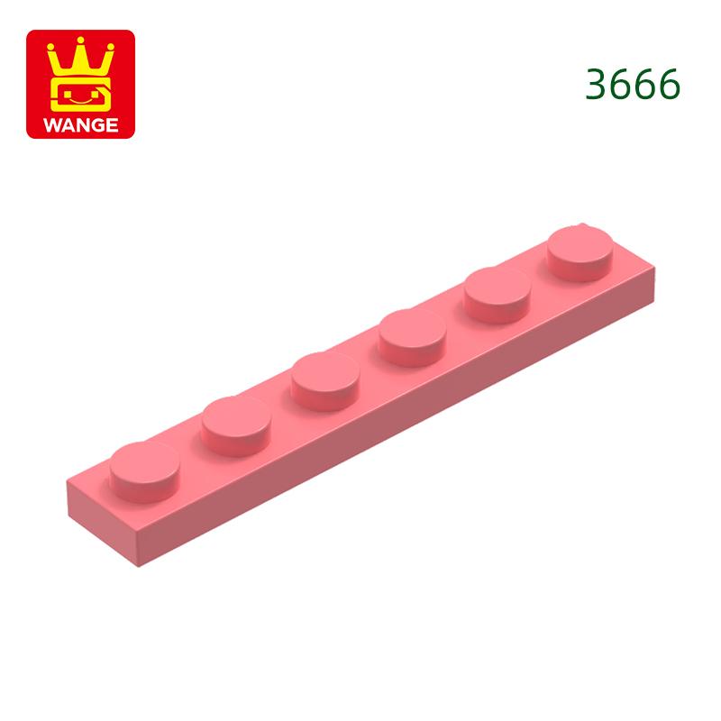 

102 PCS/lot 3666 1x6 Basic Building Block Moc Loose Parts Compatible with Bricks DIY Children s Toy Assembly Gift Storage Box