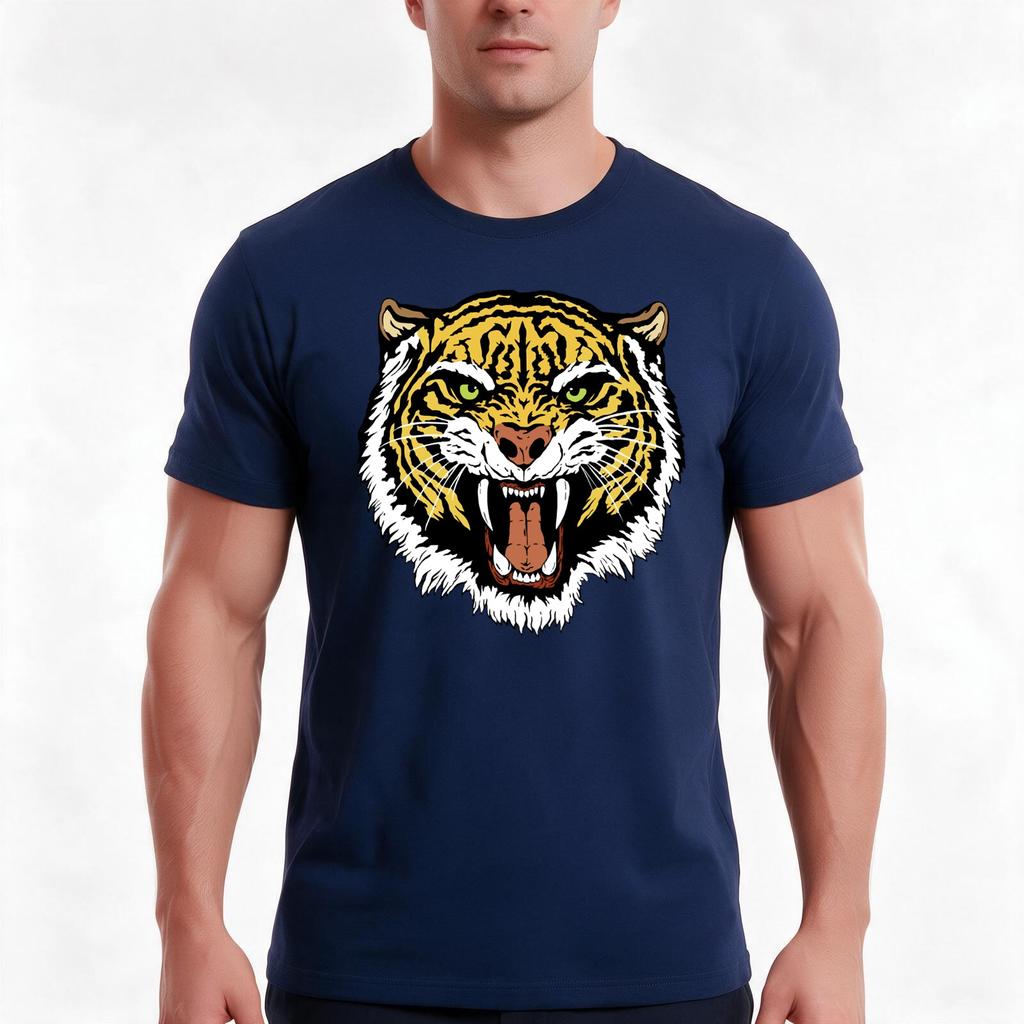 Vintage Heihachi Tiger Tshirt Summer Casual Cotton Tee Oversized Streetwear Tops Vintage Graphic Print Unisex Unisex Unisex