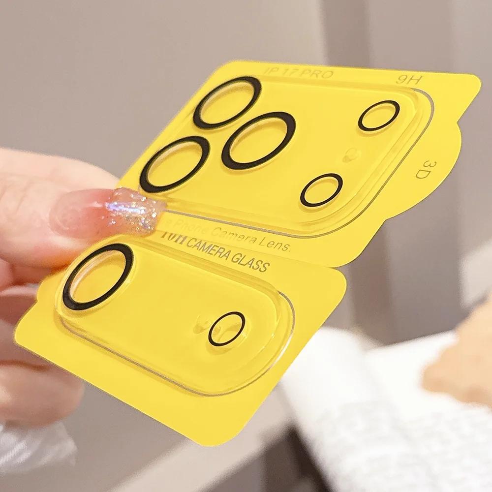 For IPhone 17 Pro Max 16 15 14 13 12 17 Pro  17 Air  17 Full Coverage Explosion-proof Scratch-Resistant HD Camera Lens Protector Film