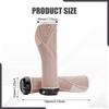 2 Pieces Bike Handlebar Grips Grip Rubber Lightweight Anti Slip Shock Absorption