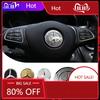C200 E200 For Mercedes Benz 52/57mm Car Steering Wheel Center Badge Star Logo Decal for Mercedes Benz AMG W168 W212 W213 W220 W2