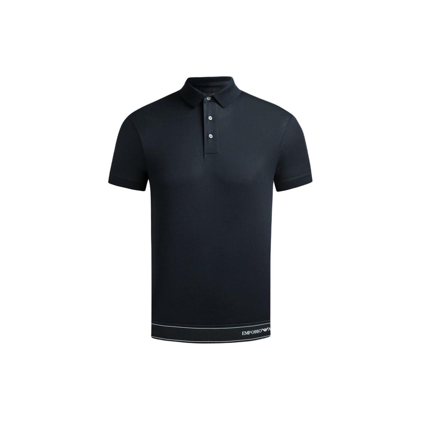 Emporio Armani Zomer 2023 Logo Letterprint Korte Mouwen Poloshirt Heren tops Marineblauw 3R1F76-1JUVZ-0920 L
