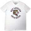 Def Leppard Love Bites Circle 100% Cotton T-shirt Mens Womens Tees Top