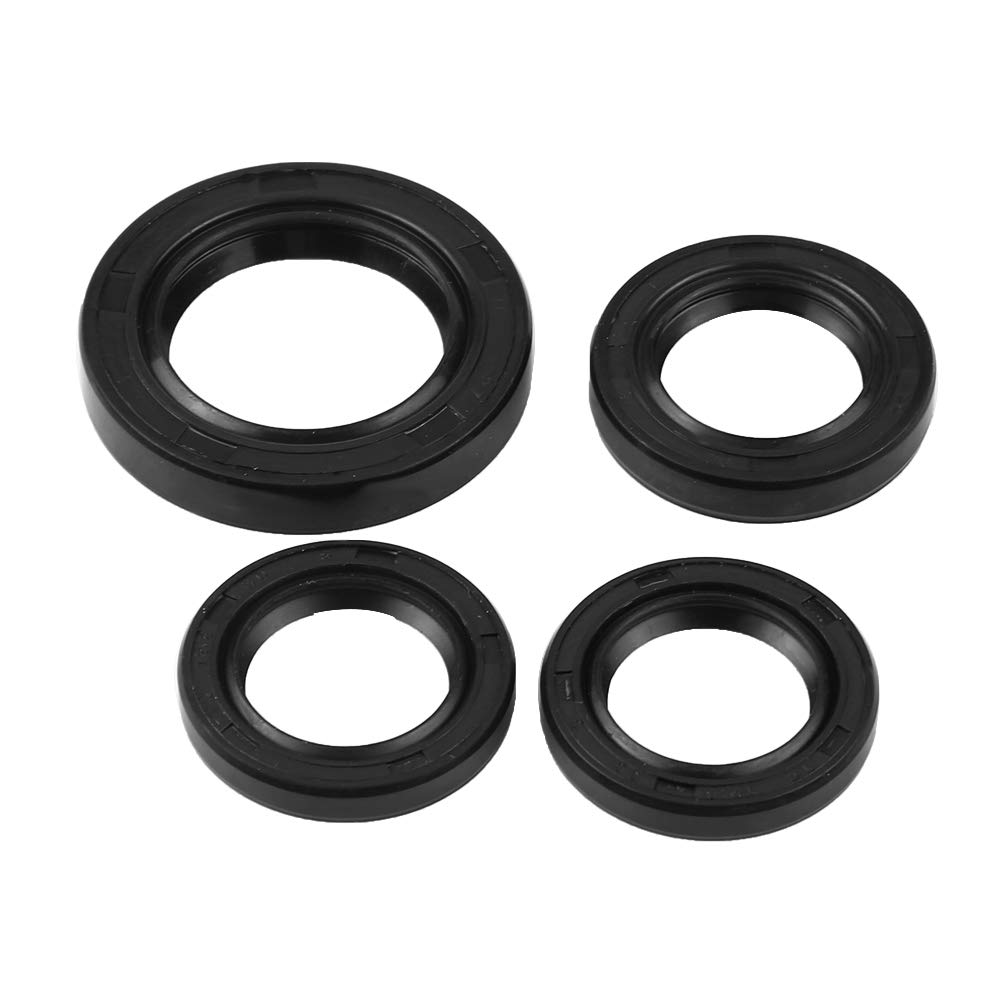 Elerose Original Equipment Seal, 4 Pcs Engine Crankshaft Gear Crankcase Seal