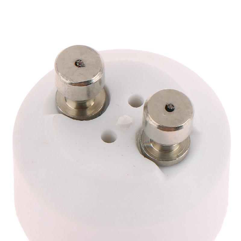 Gu10 auf MR16 Hochwertiger Keramiksockelsockel Halogen-LED-Glühbirne G4 Gu5.3 Gy6.35 Pin-Adapter Weißer Konverter Lampenfassung