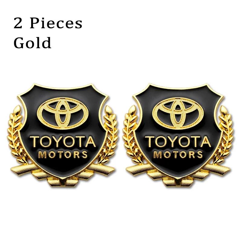 

2026 Новый Для Toyota 3D Металлический Наклейка на Кузов Автомобиля Багажник Значок Шильдик Наклейки Декорация для Toyota Chr rav4 Yaris prius avensis Corol