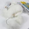 Winter Hats Women Natural Fox Fur Fuffy Warm Fashion Stylish Knitted Pompom Girls Fur Hat