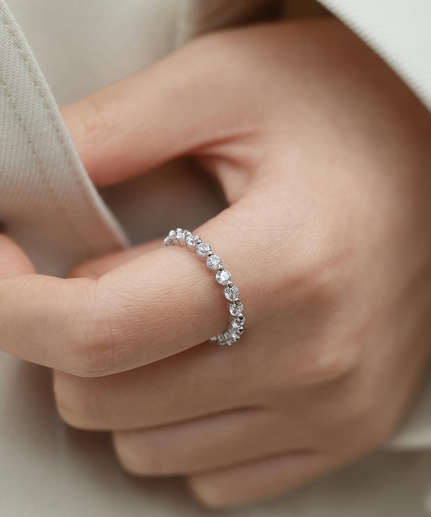 Tatiana (Silver 925) Circle Eternity Ring Cr1887