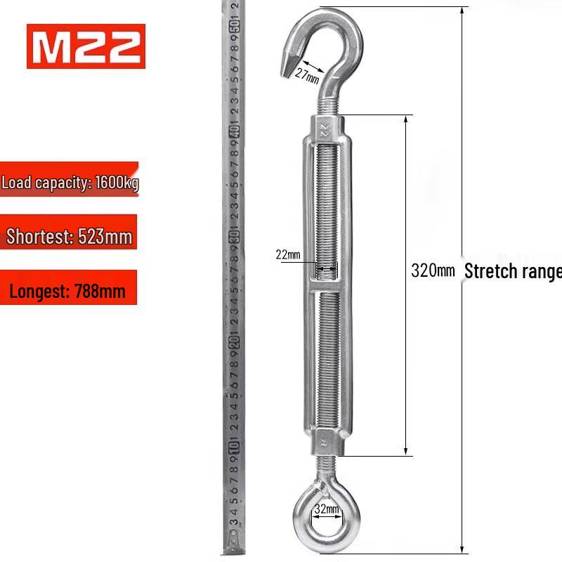 

Stainless Steel Wire Rope Tensioner Turnbuckle