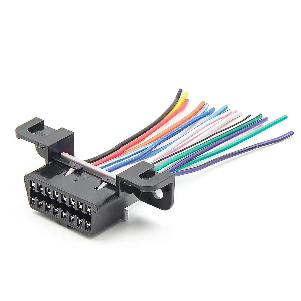 

OBD2 16pin Male Plug Extension Cable OBDII J1962F Automotive Scanner Cable for Car Diagnostic Auto Tool OBD 2 Connector Cables