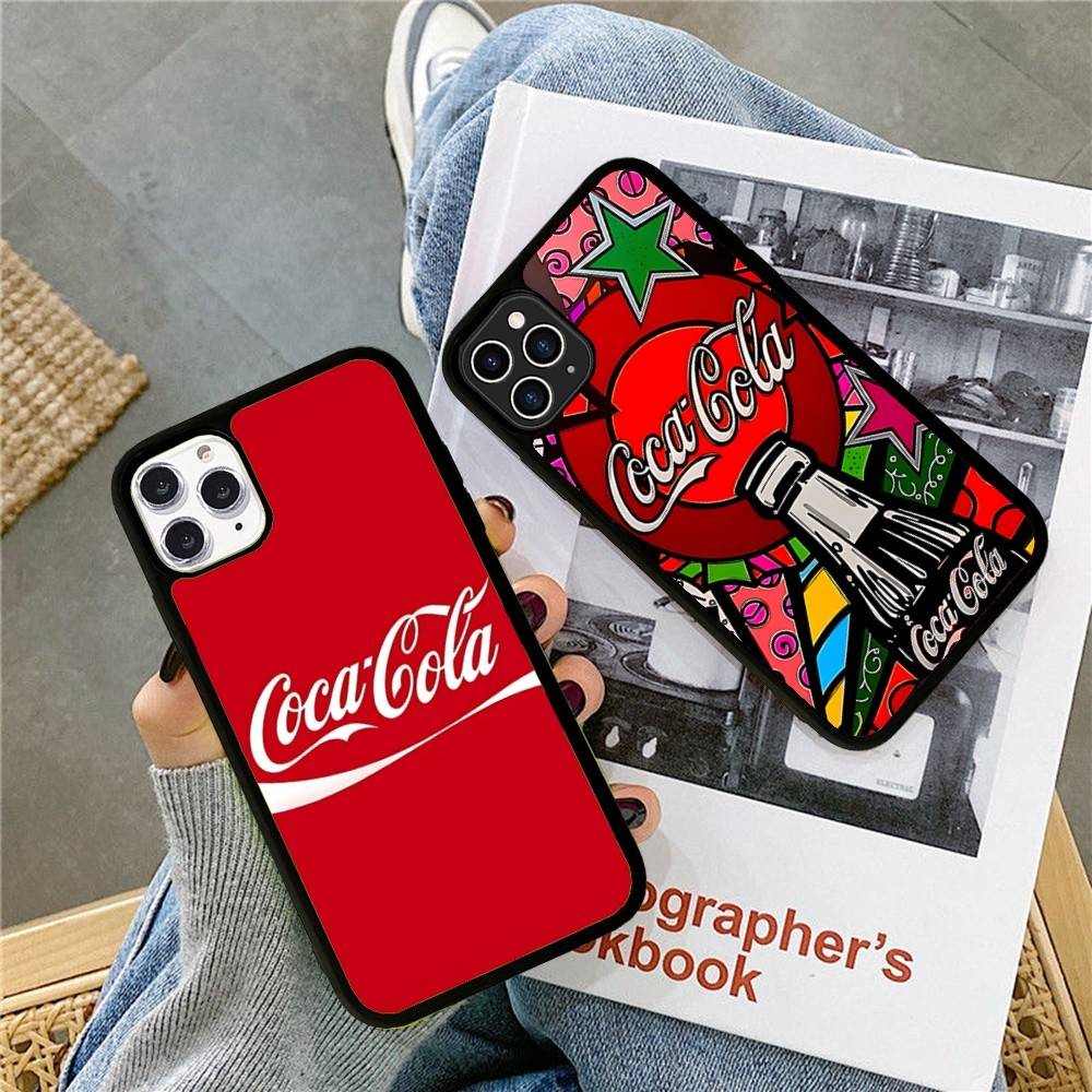 Hot C-Coca Drinks C-Cola Phone Case For IPhone 17 16 Pro Max Air 13 12 Mini 14 15 Plus 11 PC+TPU Back Cover