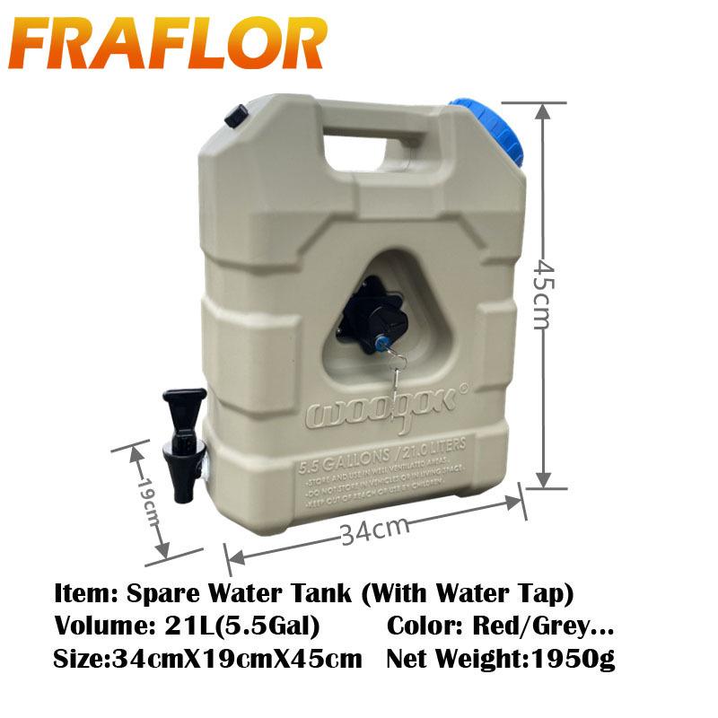 20 Liter 21L Lebensmittelgeeigneter LLDPE Frischwassertank für LKW Anhänger Wohnmobil Auto Camping Trinkwasserbehälter Wasserspeicherbox