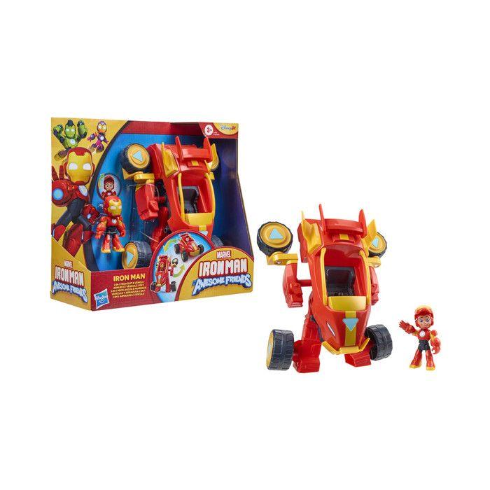 Véhicule 2 en 1 et figurine Iron man Modèle choisi aléatoirement Hasbro HAOG12585L0