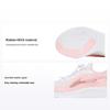 Li Ning Chaussures Décontractées Confortables et Polyvalentes Absorbant les Chocs Durables Tige Basse Chaussures Décontractées pour Enfants Rose Blanc YKCU056-8