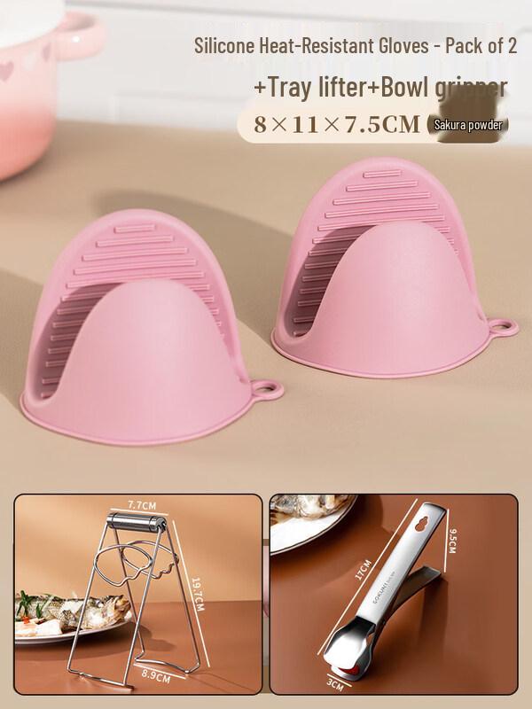 ZISIZ Silicone Heat-Resistant Gloves