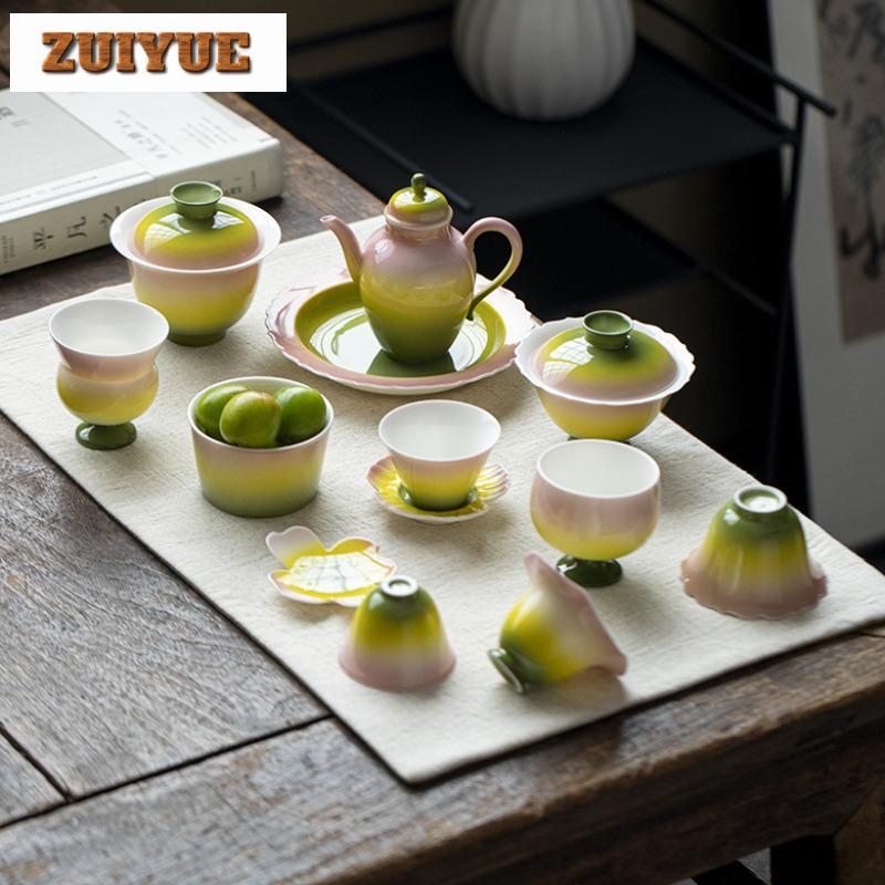 45ml Gradient Ramp Teacup Boutique Tea Bowl Cup For Tea Tea-tasting Smelling Cup Chazhan Master Cups Tea Set Retainer Cup Craft