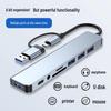 8-in-1 Dual-Head USB-C Multi-Card Reader Hub for Laptops