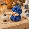 Kleine Statuen für Regaldekoration Blaubeere Ente Harzornament, Niedliche Cartoon-Figur, Miniatur Kreatives Handgemachtes Dreidimensionales Handwerk Tier