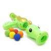 Elastic Pea Aerodynamic Launcher Plastic Kitten Toys Launcher Interactive Cat Toy Ball  Puppy