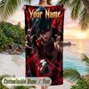 Blue Lock Strandtuch, Personalisierter Custom-Name-Text, Schnelltrocknendes Großes Saugfähiges Handtuch Für Strand Pool