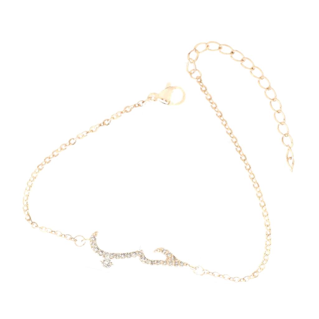 Stylish Arabic Love Message Bracelets for Women Islams Inspired Jewelry Portable for Valentines Day and Anniversaries