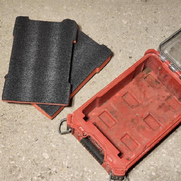 Schutz-Schaumstoffeinsätze Packung Schaumstoffschichten Einlagen für 48-22-8435 Werkzeugkasten Stoßdämpfung Beschädigung empfindlicher Werkzeuge verhindern