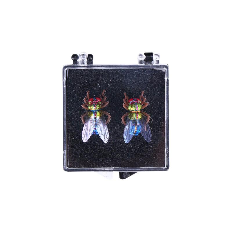 2pcs Bionic Fly Fishing Bait Trout Fly Fishing Lure Fishing Tackles Fly Swim Baits 1.5cm 8.6g For Saltwater Freshwater зелёный