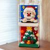 Nietoksyczne Prezenty Świąteczne Zabawki dla Dzieci Klocki Mikołaj Puzzle DIY Mikro Klocki Choinki Ozdoby Stołowe z Reniferami