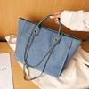 Fashion Make Up Designer Big Women's 2025 New Korean Fashion Casual Large Capacity Shoulder Crossbody Chain Tote Bag