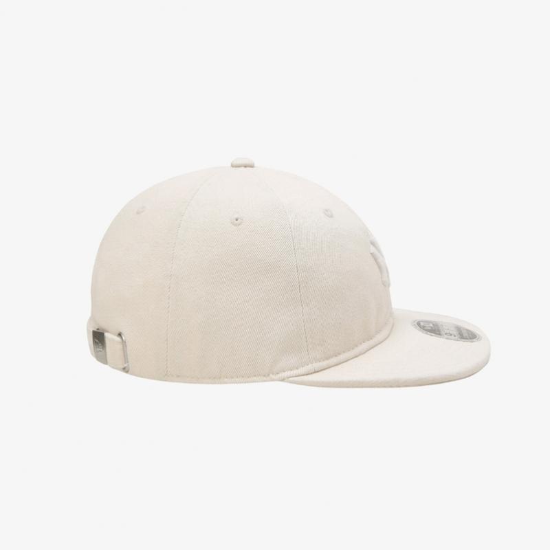 New Era Denim Basic Retro Crown Strapback Ivory 15131623