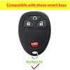 for Chevrolet Key Fob Cover Keyless Remote Smart Key Fob Shell with Keychain Fit for Chevy Suburban Tahoe Traverse Buick Enclave Cadillac Escalade