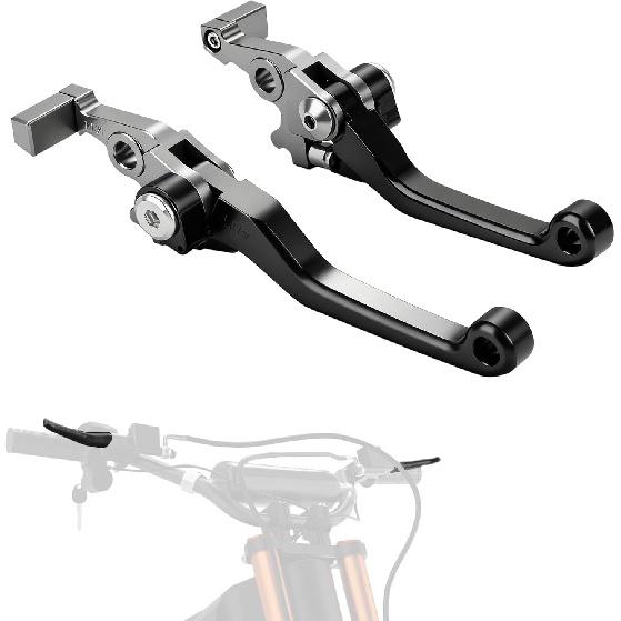 Electric Dirt Bike Titanium Alloy Brake Clutch Lever Adjustable Compatible Fit for Tuttio Tutti Soleil 01
