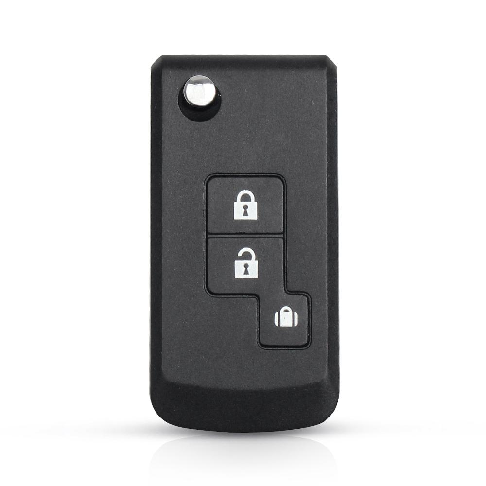 KEYYOU Modified 2/3 Buttons Replacement Car Key Shell For Nissan Qashqai Navara Micra NV200 Patrol Y61 2002-2016 Fob Key Case