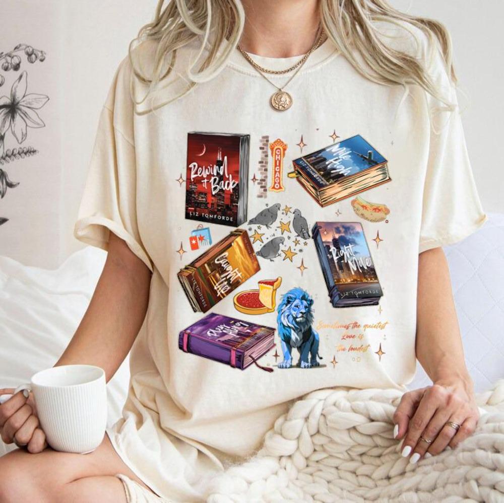 Sometimes The Quietest Love Is The Loudest T Shirt Windy City Series Shirt Book Lover Gift  Shirt Crew Neck Cotton Tee S