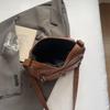 Women's Crossbody Bag Vintage Soft Leather Mother Bag Commuter Multi-Pocket Shoulder Bag