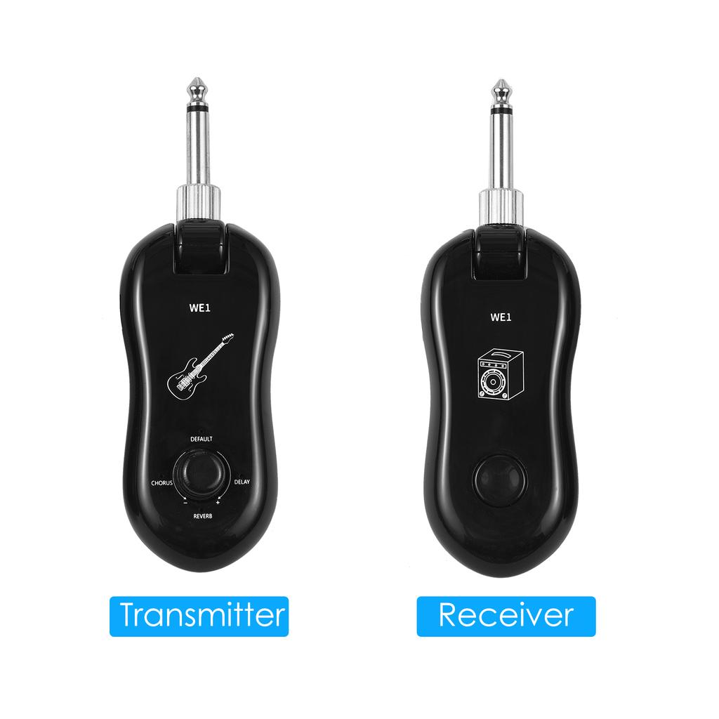 Sistem fără fir pentru chitară digitală (Emițător + receptor) Suportă funcția de înregistrare internă OTG 50M