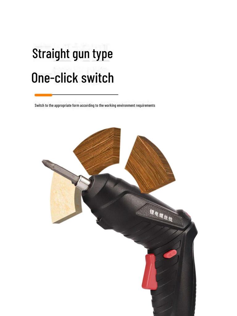 Rechargeable Mini Electric Screwdriver and Hand Drill Set for Home Use