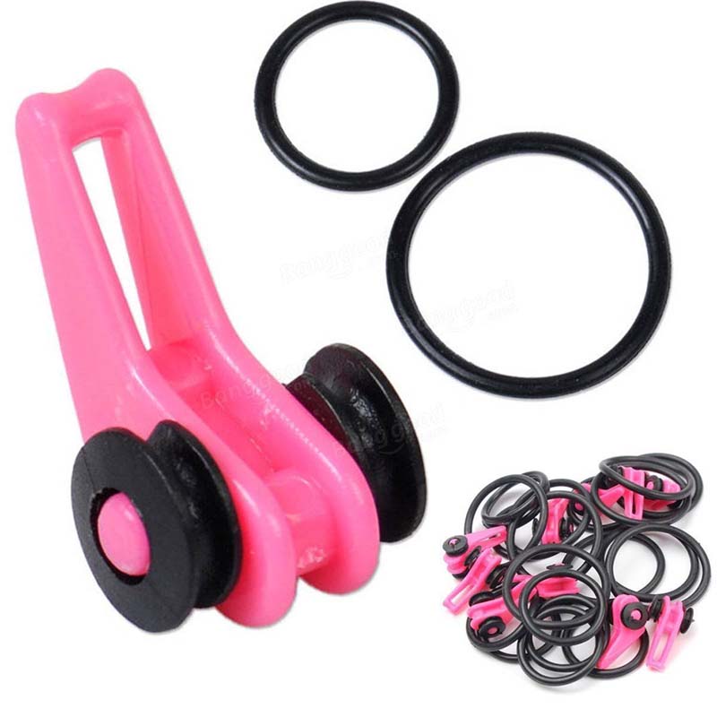 10Pcs/Bag Plastic Fishing Hook Keeper For Fishing Rod Pole Fishing Lures Bait Safety Holder Fishing Tackle Portable