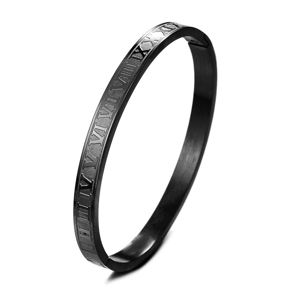Geometric Stainless Steel Letter Bracelets For Men And Women Trendy Punk Accessories