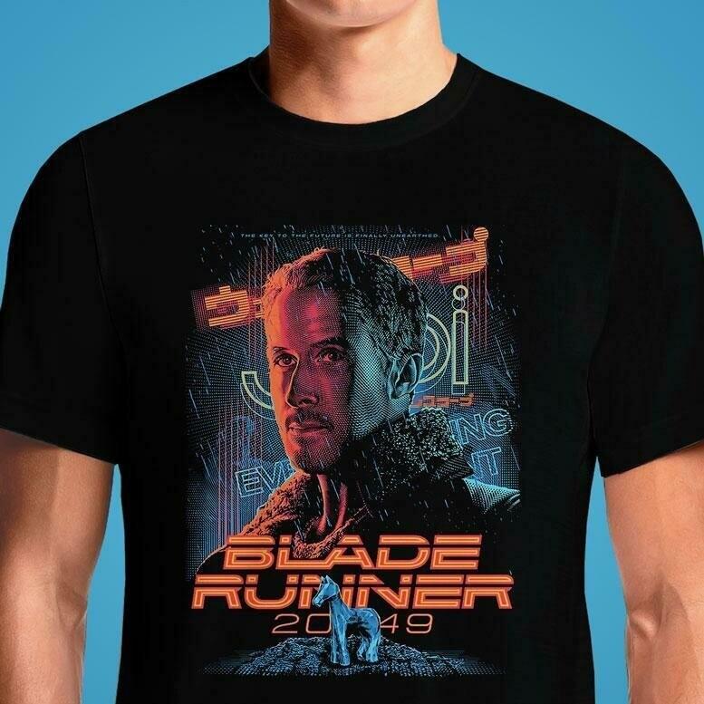 Blade Runner 2049  T-Shirt Short Sleeve Cotton Black Men All Size S to 5XL Unisex T-Shirt XXXXL